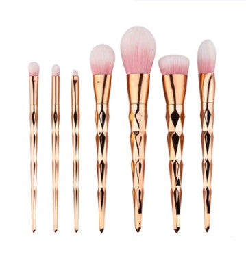 7-Piece Diamond Makeup Brushes