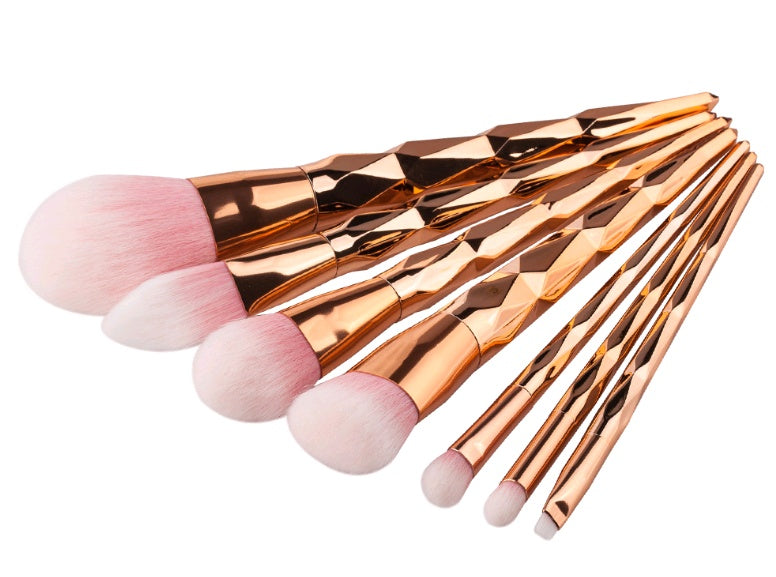 7-Piece Diamond Makeup Brushes