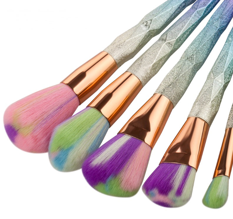 7-Piece Diamond Makeup Brushes