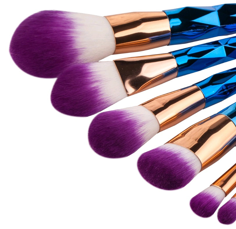 7-Piece Diamond Makeup Brushes
