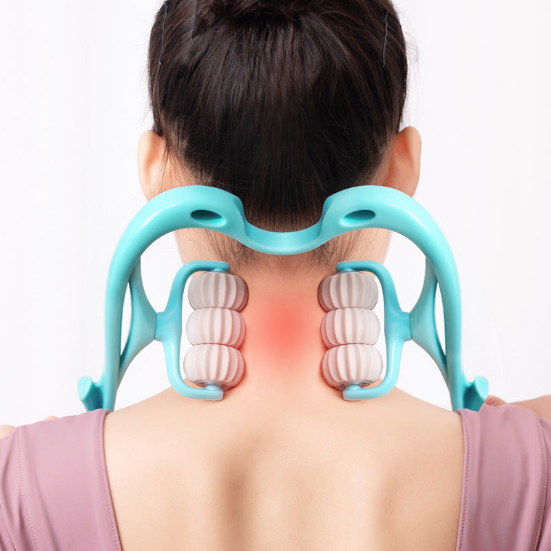 FlexRoll 6-Wheel Neck Massager