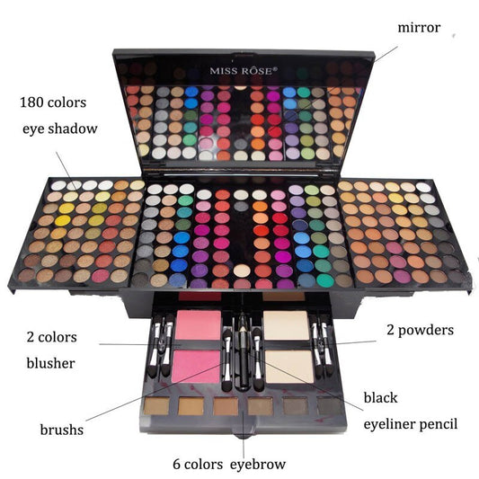 Piano-Shaped 180 Color Makeup Palette