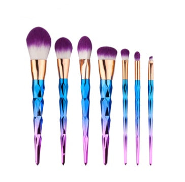 7-Piece Diamond Makeup Brushes