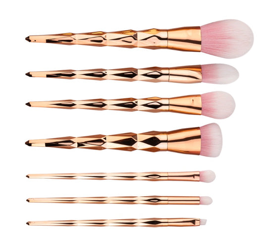 7-Piece Diamond Makeup Brushes