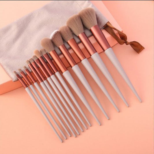 GlamTouch 13-Piece Makeup Brush Set