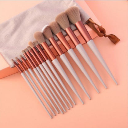 GlamTouch 13-Piece Makeup Brush Set